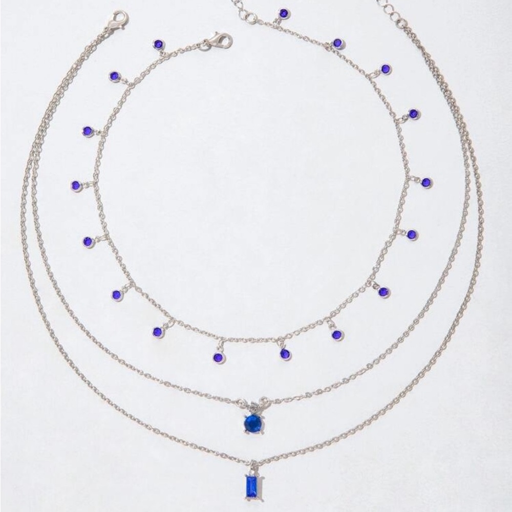 2pcs/set layered Necklace - Picture 4 of 5